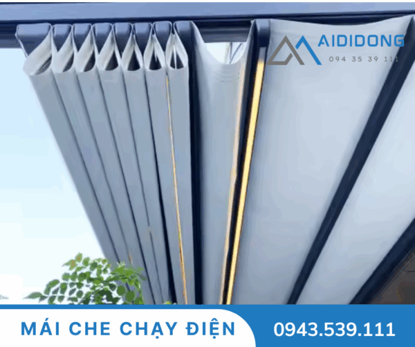 Mái hiên di động chạy điện