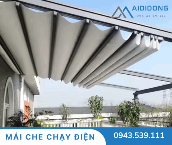 Mái hiên di động chạy điện