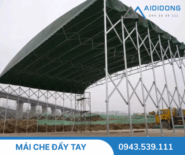 Mái che đẩy tay