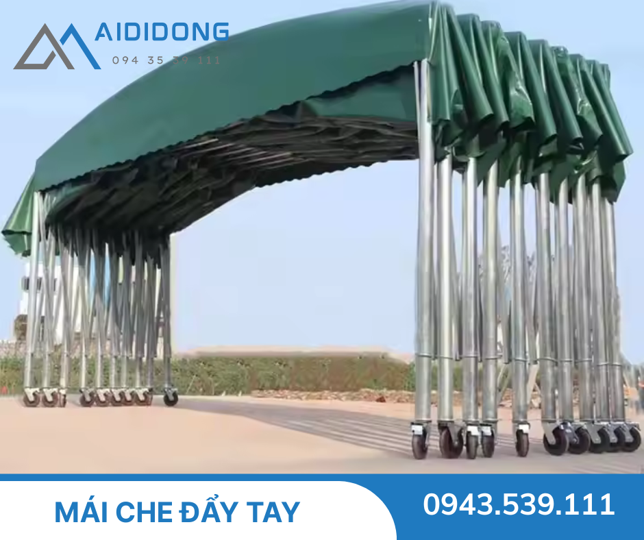 Mái che đẩy tay