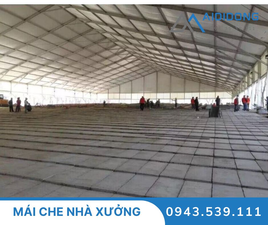 Mái che nhà xưởng