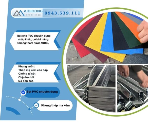 Mái vòm di động sân pickleball