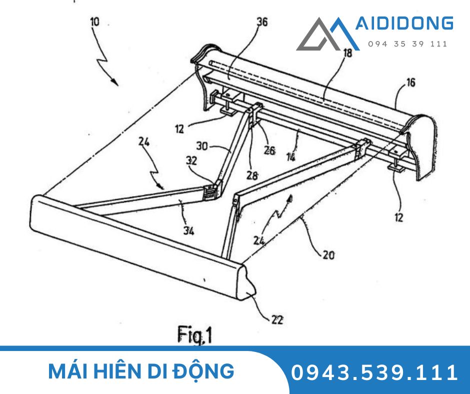 Mái hiên di động 12