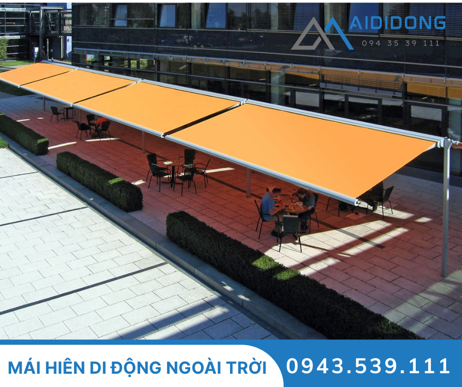 Mái hiên di động ngoài trời