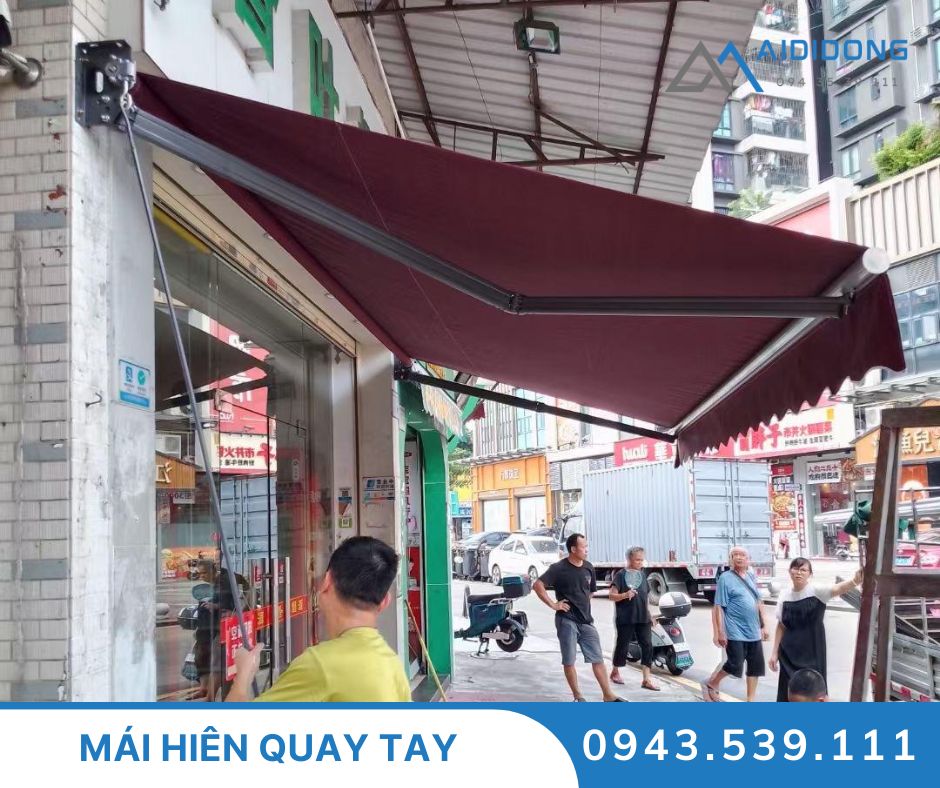 Mái hiên quay tay