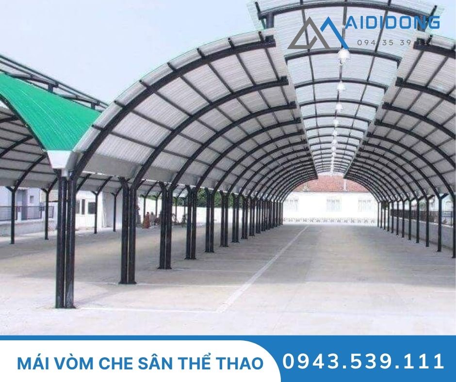 Mái vòm che sân thể thao