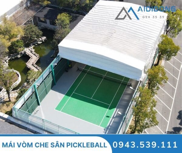 Mái vòm di động sân pickleball