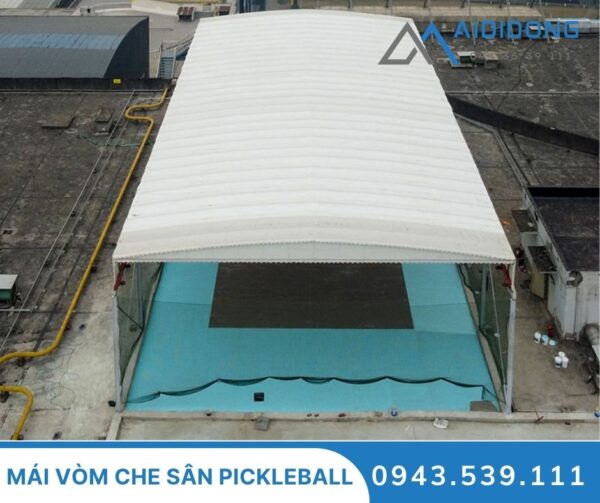 Mái vòm di động sân pickleball