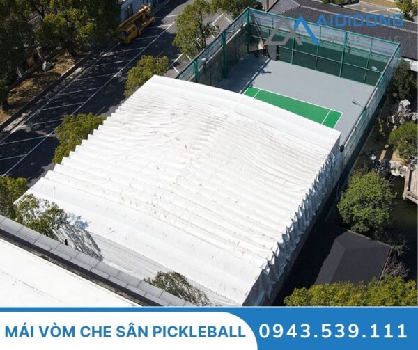 Mái vòm di động sân pickleball