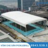Mái vòm di động sân pickleball