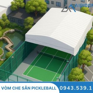 Mái vòm di động sân pickleball