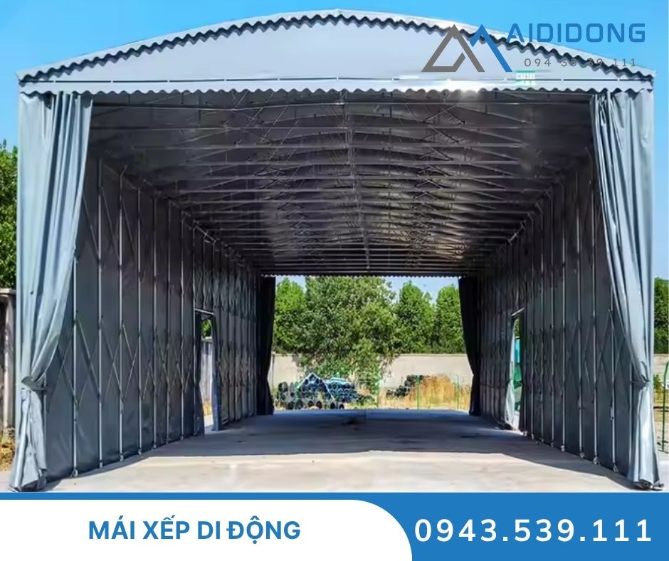 Mái xếp di động có cửa