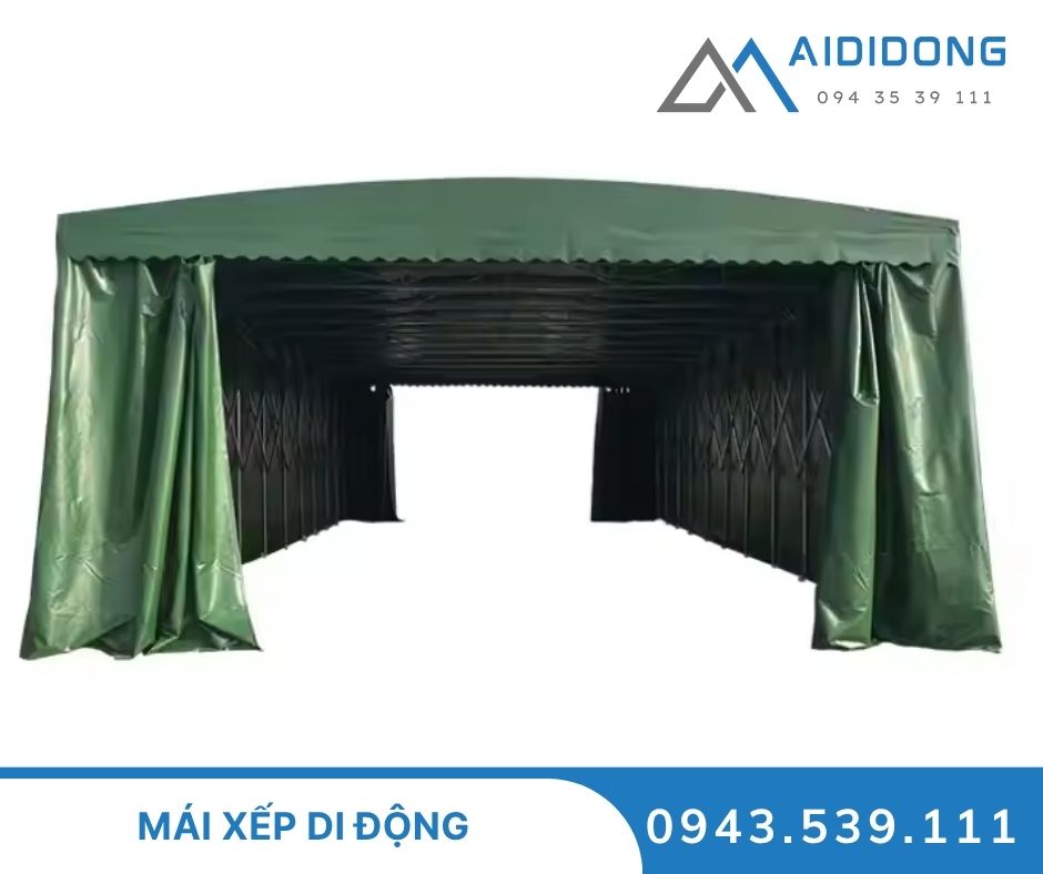 Mái xếp di động có cửa