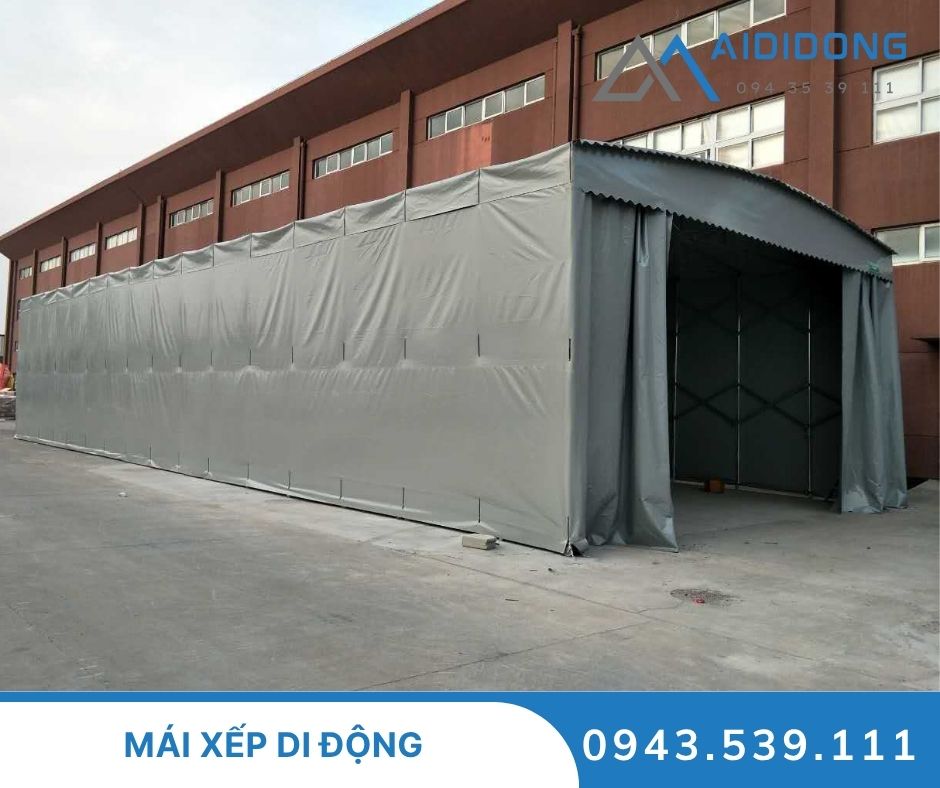 Mái xếp di động có cửa