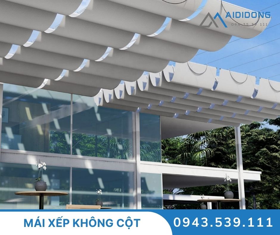 Mái xếp không cột