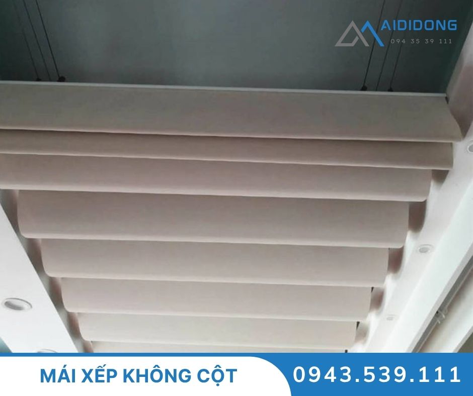 Mái xếp không cột