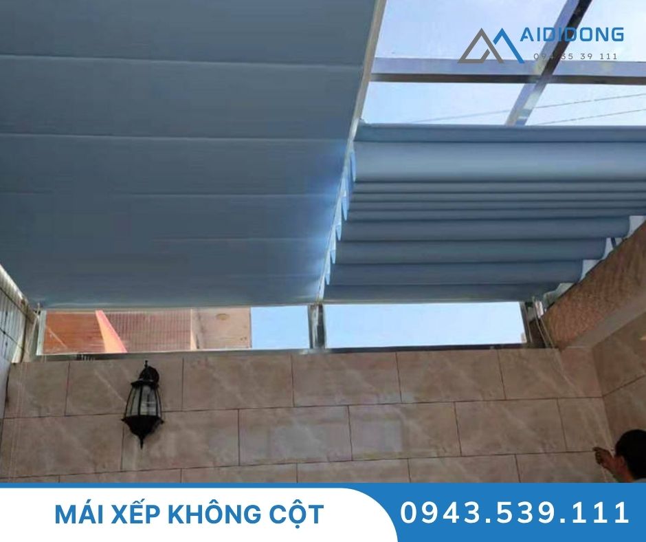 Mái xếp không cột