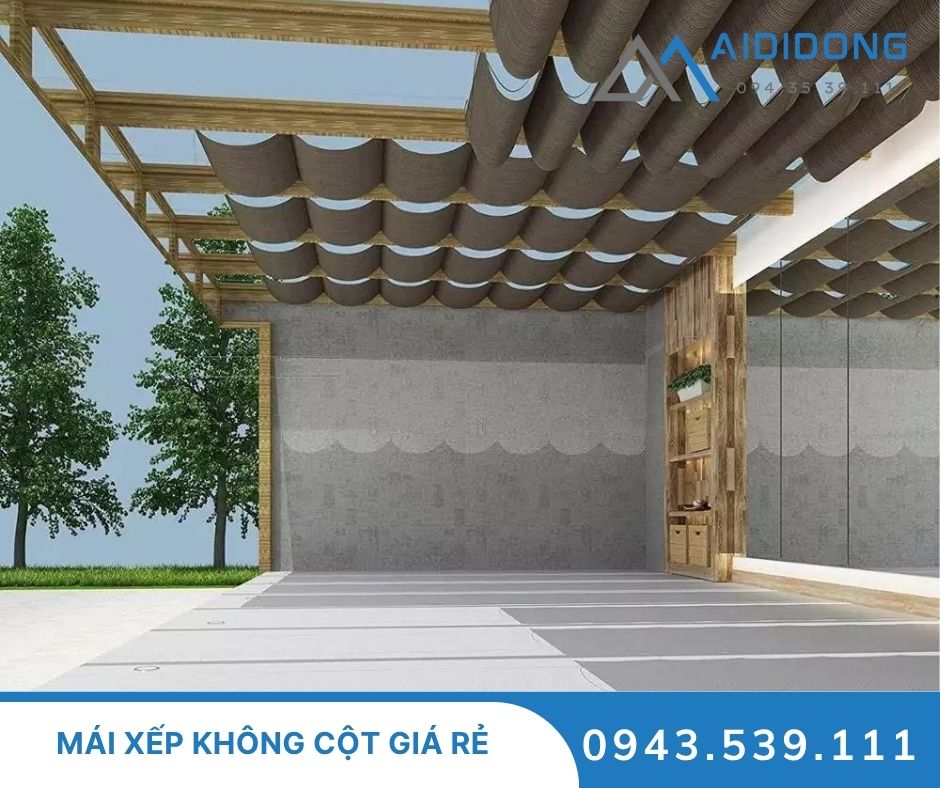 Mái xếp không cột giá rẻ (3)
