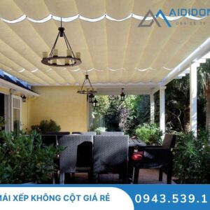 Mái xếp không cột