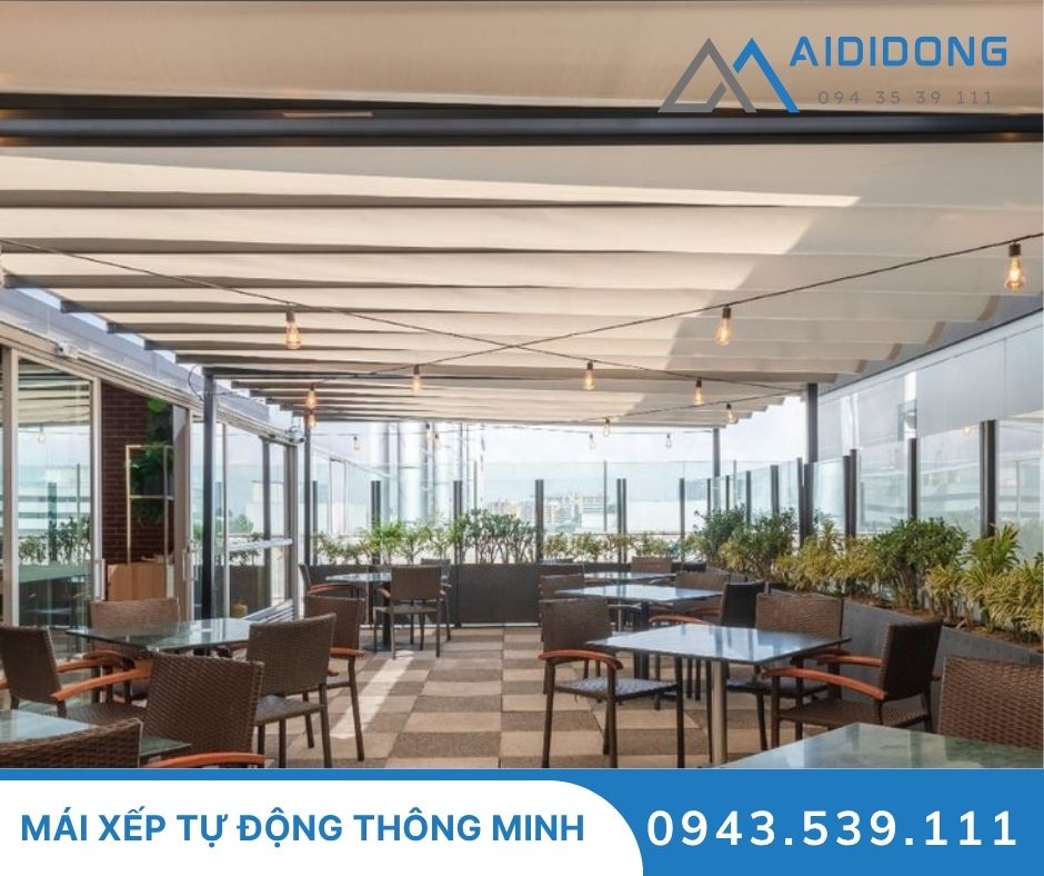 mái xếp tự động thông minh