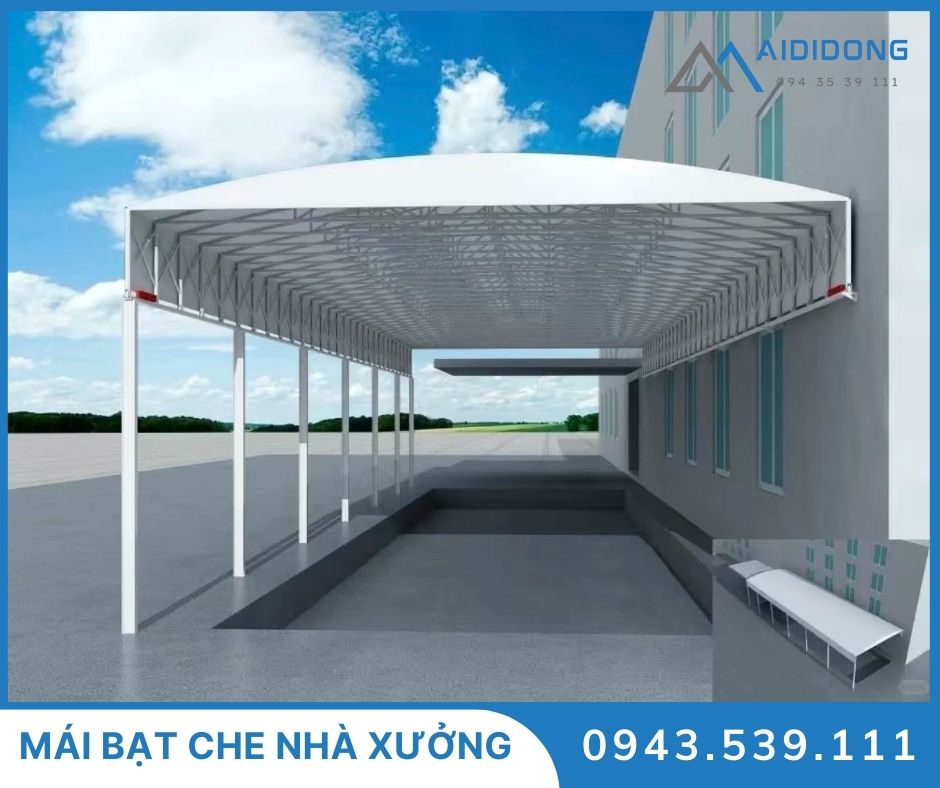 Mái bạt che nhà xưởng (2)