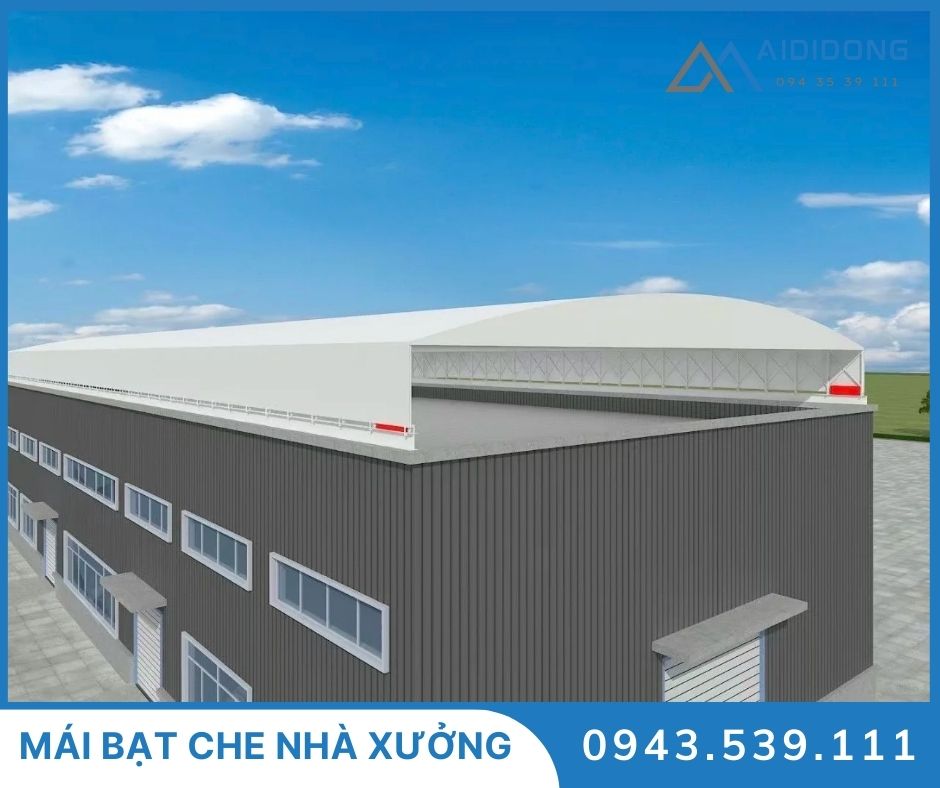 Mái bạt che nhà xưởng (2)