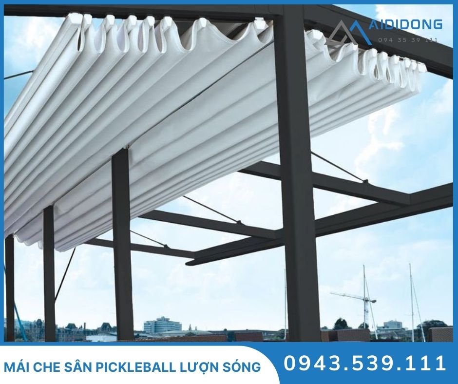 Mái che sân Pickleball lượn sóng (2)