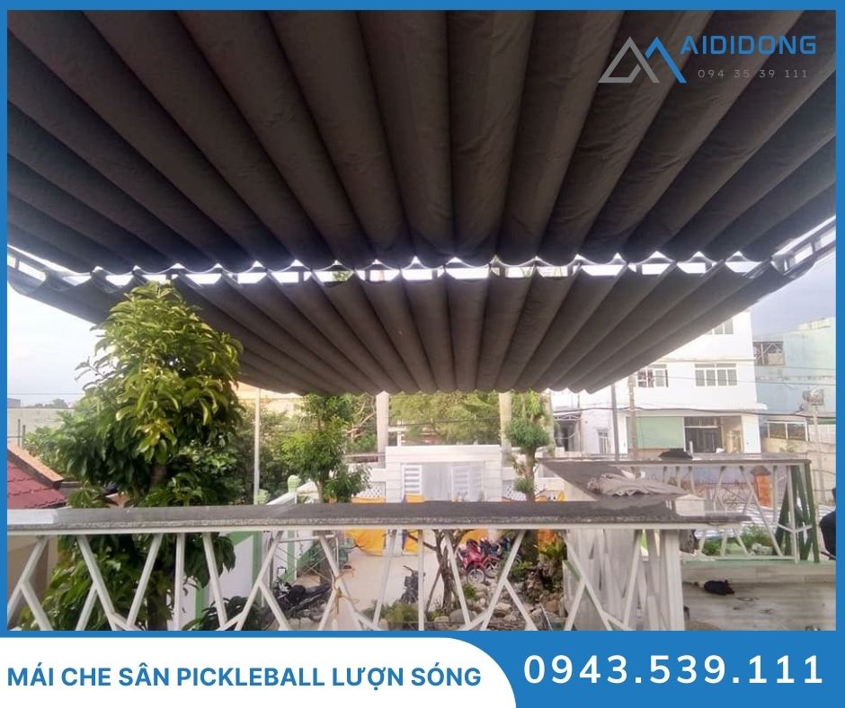 Mái che sân Pickleball lượn sóng (2)