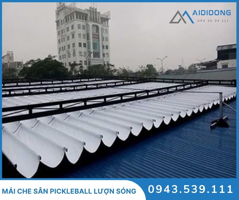 Mái che sân Pickleball lượn sóng (2)