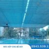 Mái xếp che bể bơi