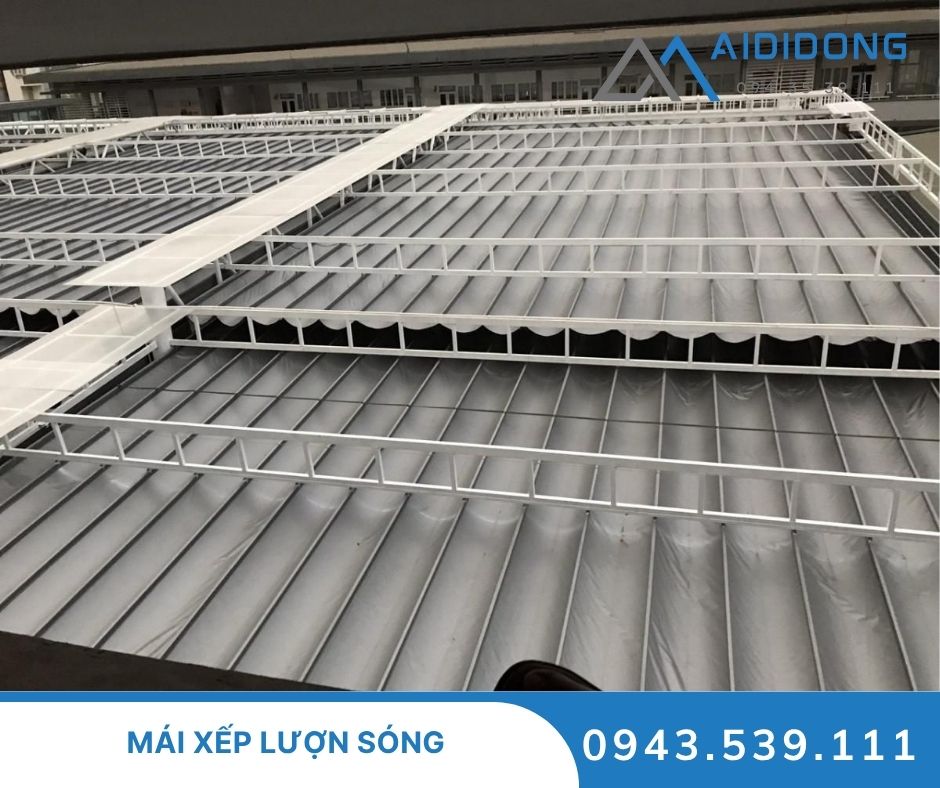Mái xếp lượn sóng