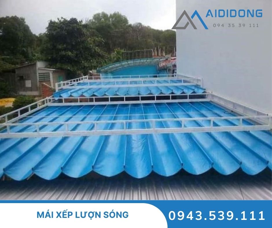 Mái xếp lượn sóng