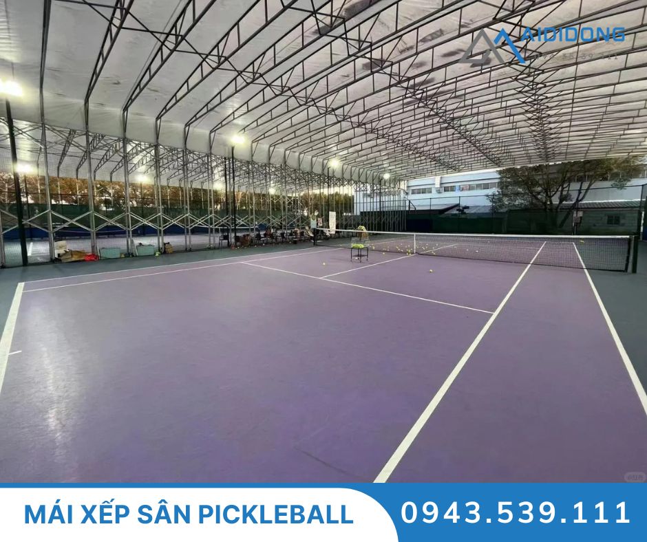 Mái xếp sân pickleball (2)