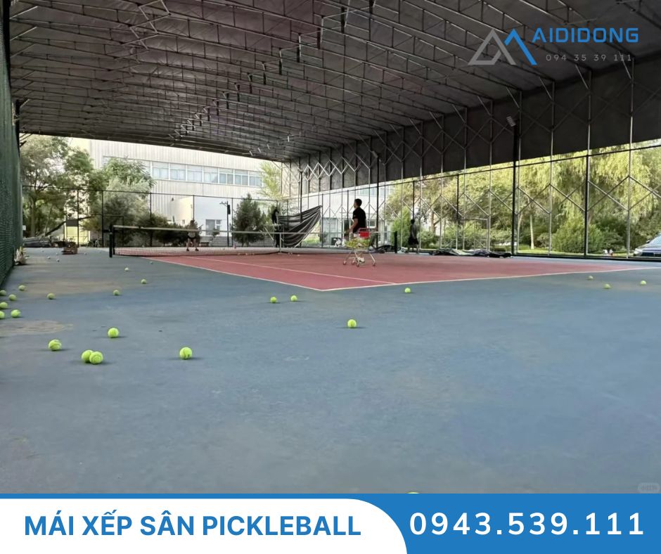 Mái xếp sân pickleball (2)
