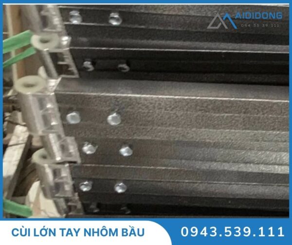 Cùi lớn tay nhôm bầu mái hiên di động (3)