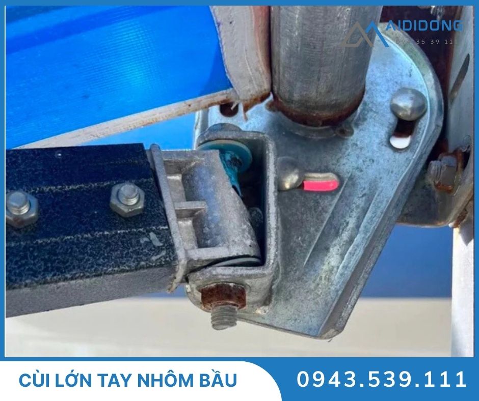 Cùi lớn tay nhôm bầu mái hiên di động (3)