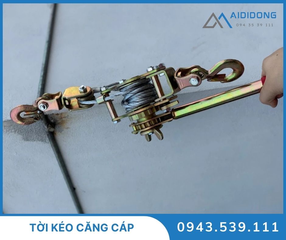 Tời kéo căng cáp