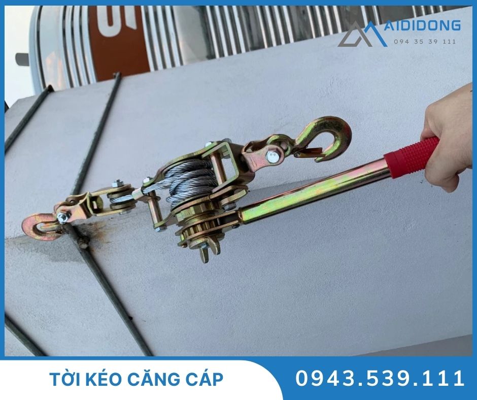 Tời kéo căng cáp