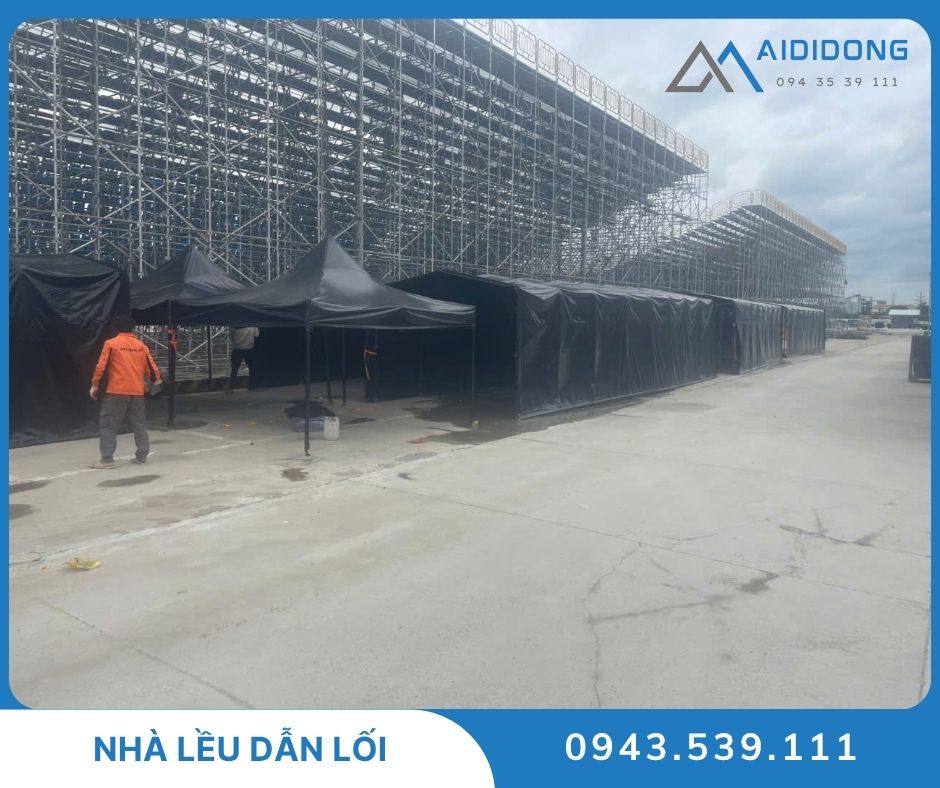 Công trình lắp đặt nhà lều dẫn lối