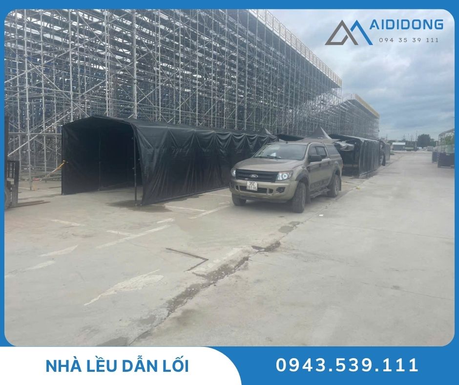 Công trình lắp đặt nhà lều dẫn lối