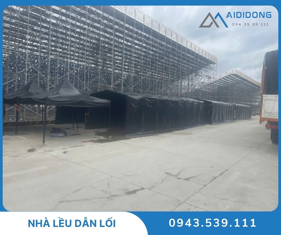 Công trình lắp đặt nhà lều dẫn lối