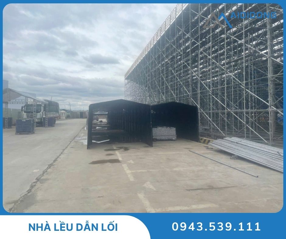 Công trình lắp đặt nhà lều dẫn lối