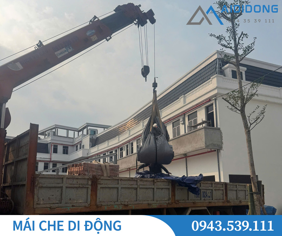 Thi công khung mái di động tại Phú Thọ